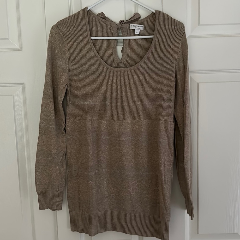 Liz Lange Brown Sweater
